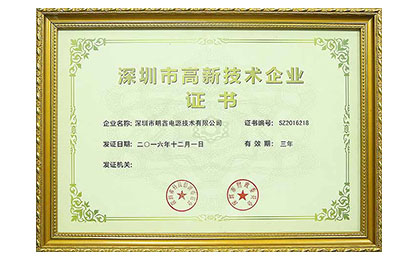 深圳高新技術企業